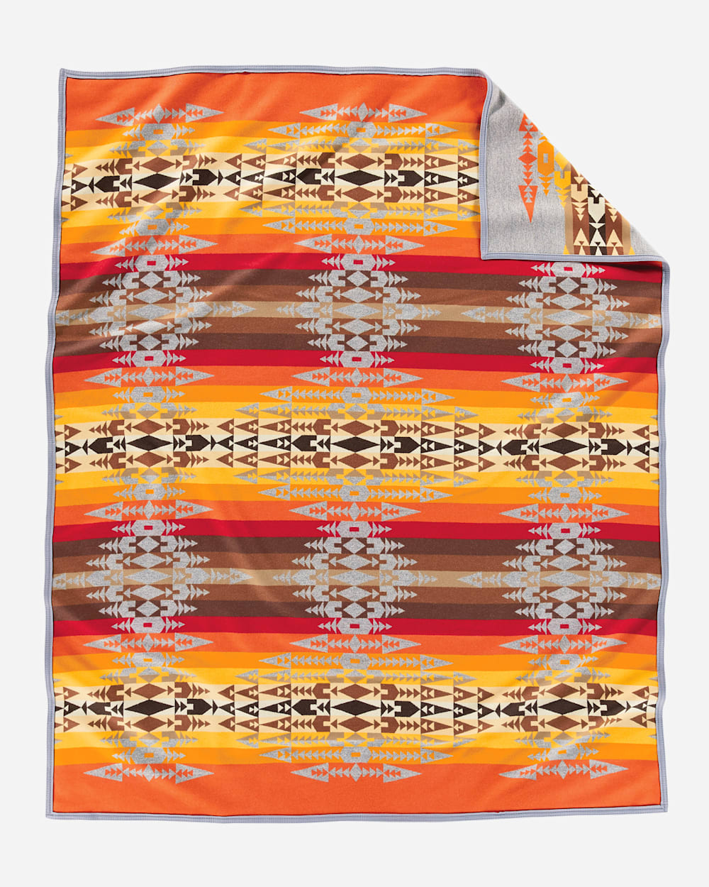 ADDITIONAL VIEW OF RIO CHAMA HERITAGE BLANKET IN GREY image number 2