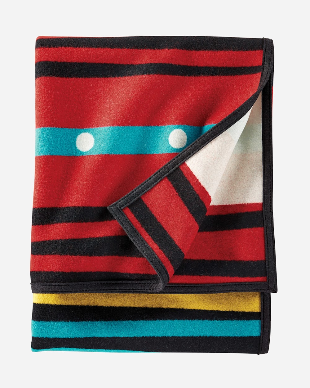 ADDITIONAL VIEW OF PATHWAY BLANKET IN BLACK MULTI image number 3