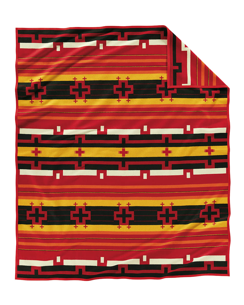 ADDITIONAL VIEW OF PRESERVATION SERIES: PS02 BLANKET IN RED MULTI image number 2