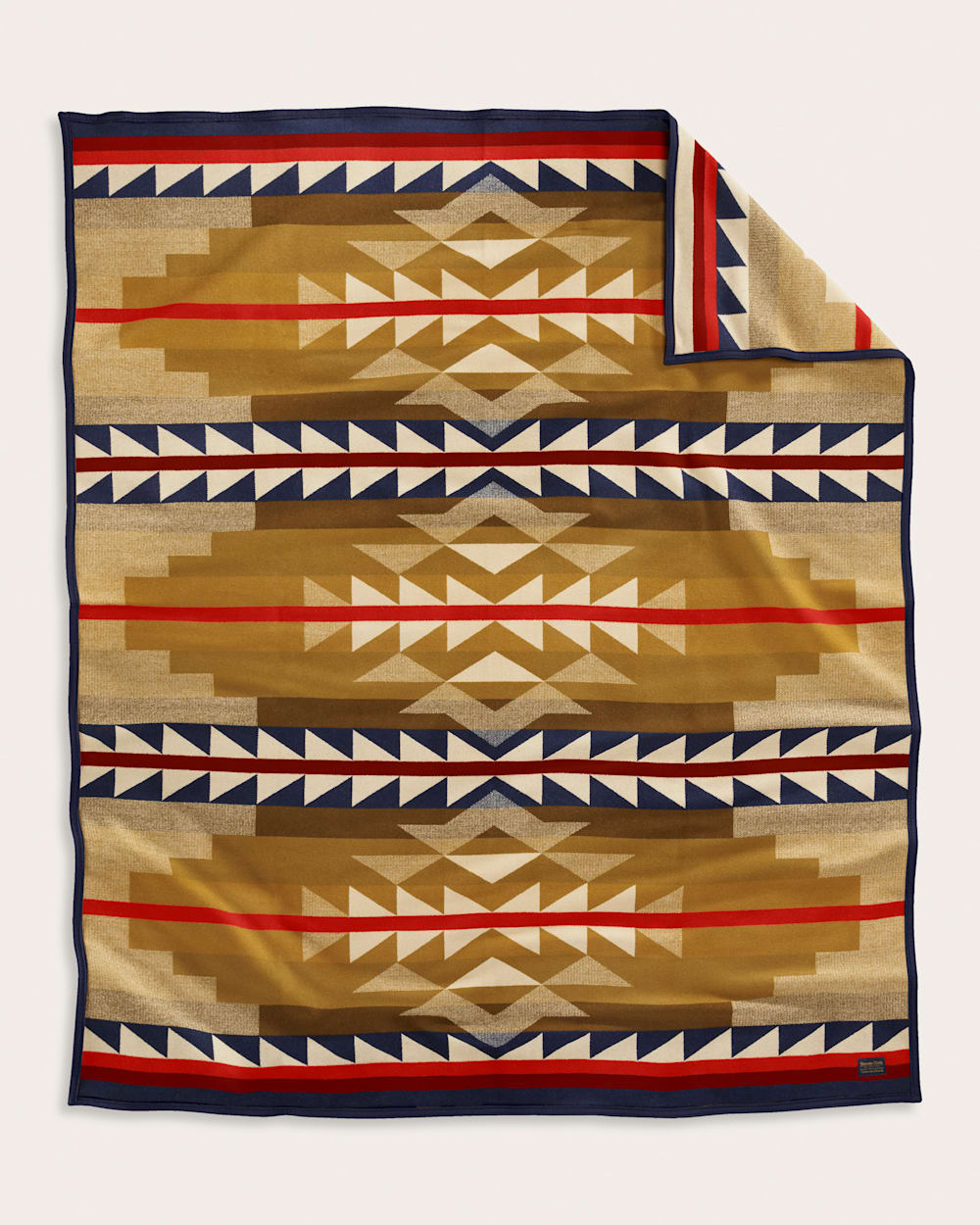 MEDICINE BOW BLANKET IN TAN MULTI image number 1