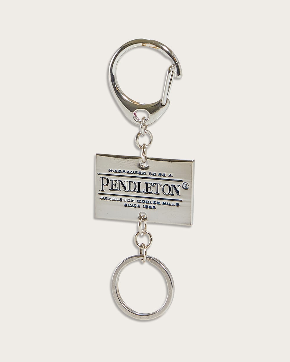 PENDLETON KEY CHAIN IN SILVER image number 1
