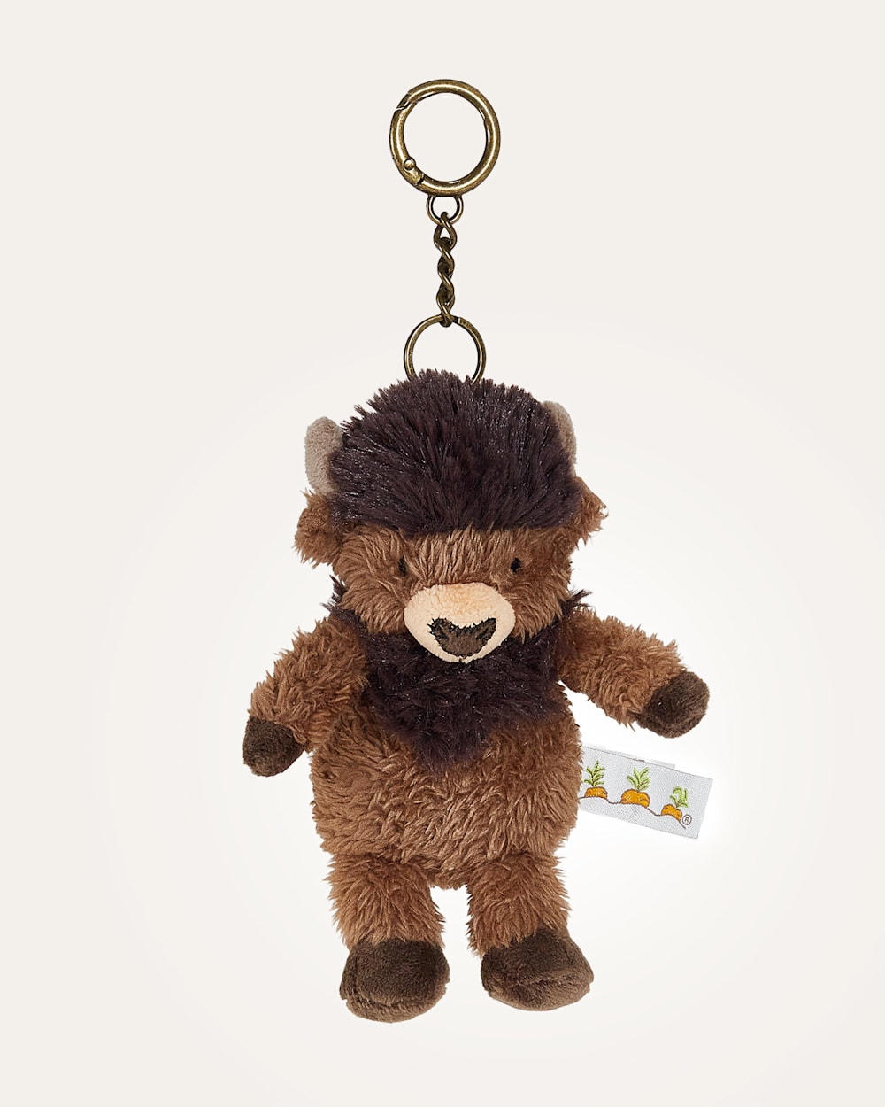 BISON KEYCHAIN IN BROWN image number 1