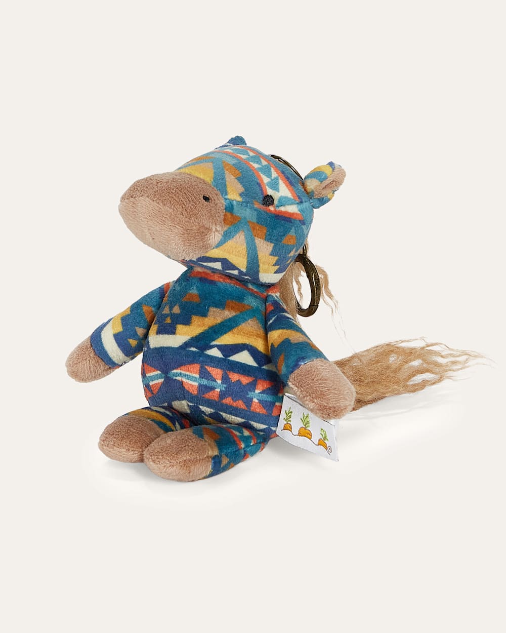 ALTERNATE VIEW OF BUCKY HORSE KEYCHAIN IN TURQUOISE ALTO MESA image number 3