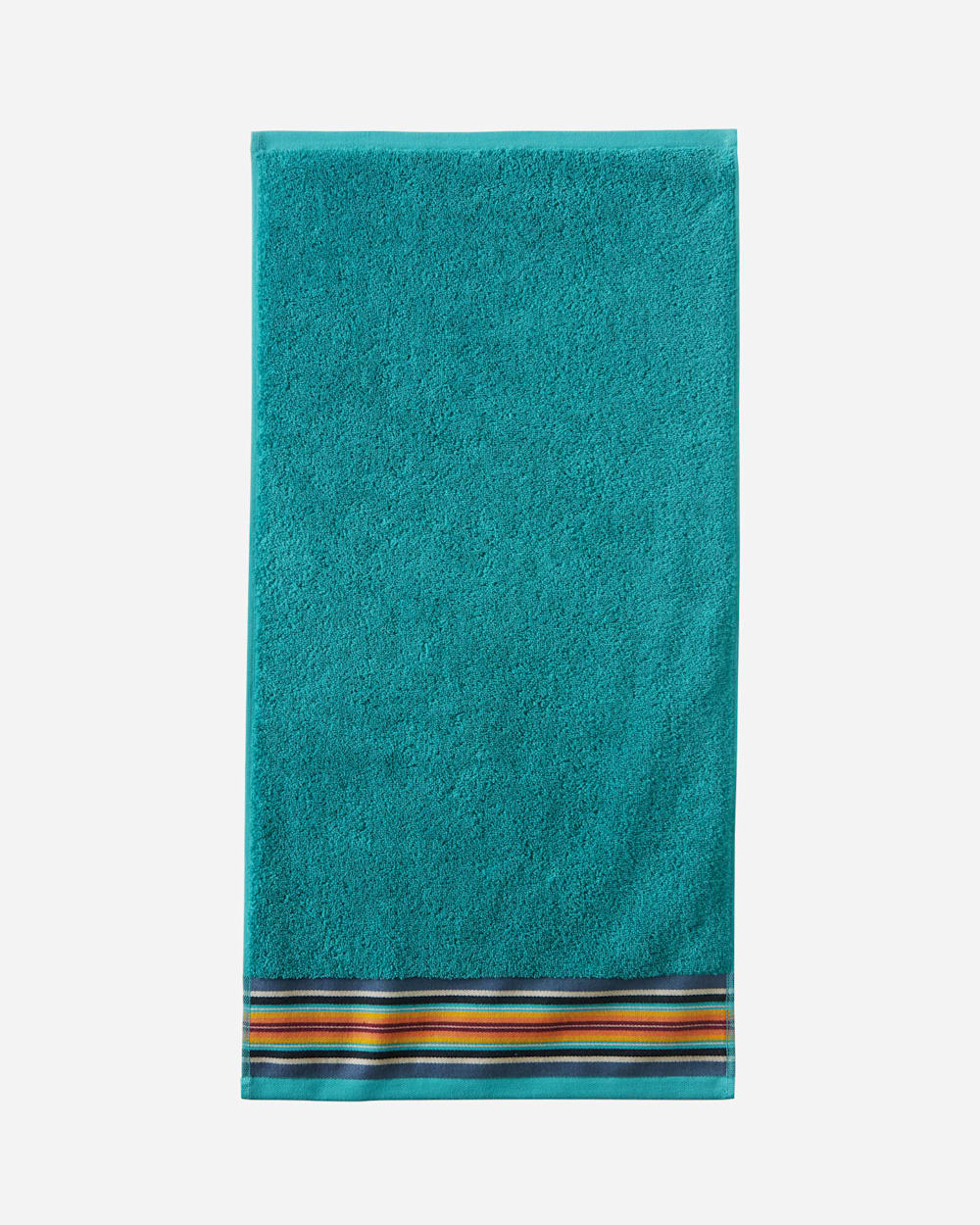 SERAPE HAND TOWEL IN TURQUOISE image number 1