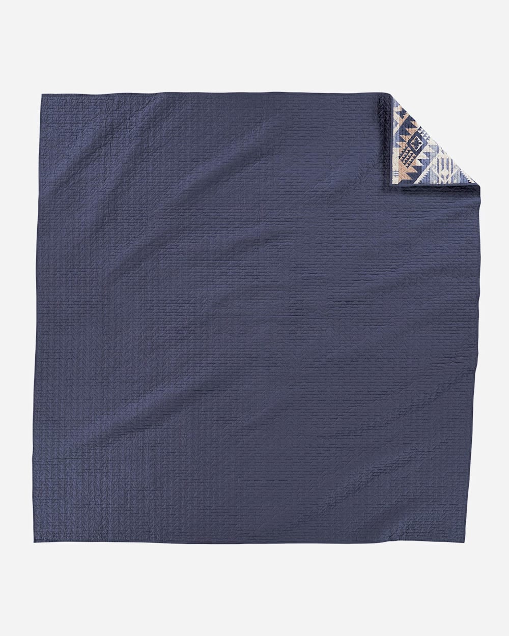 ALTERNATE VIEW OF JOURNEY WEST COVERLET SET IN VINTAGE INDIGO image number 3