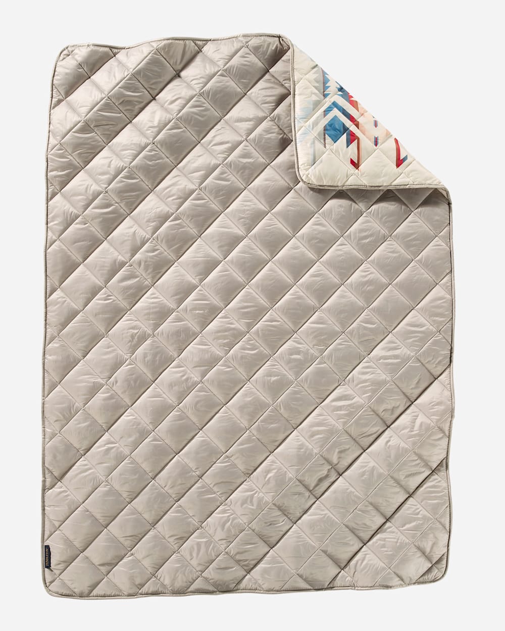 ALTERNATE VIEW OF WHITE SANDS PACKABLE THROW IN TAN image number 2