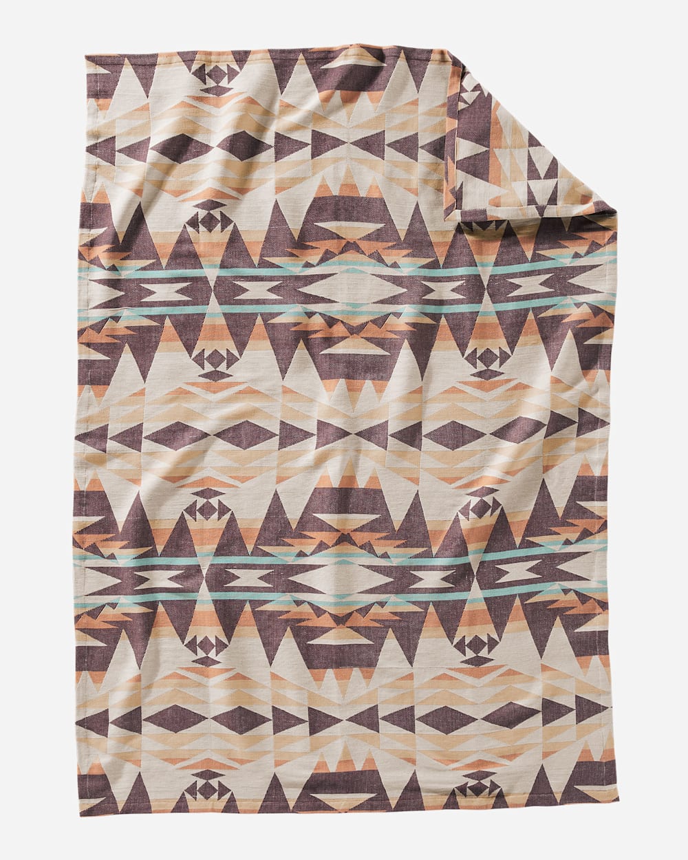 CRESCENT BUTTE WOVEN THROW IN TAN MULTI image number 1