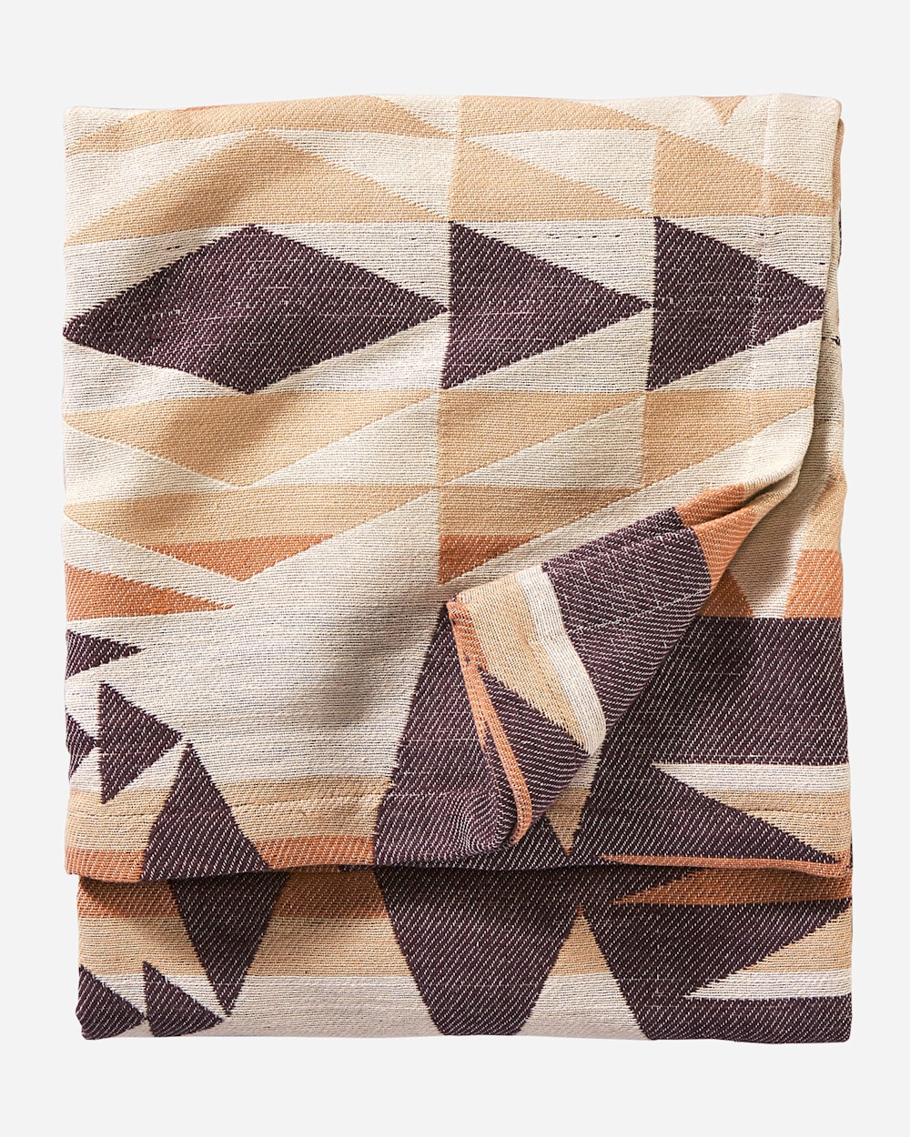 ALTERNATE VIEW OF CRESCENT BUTTE WOVEN THROW IN TAN MULTI image number 2