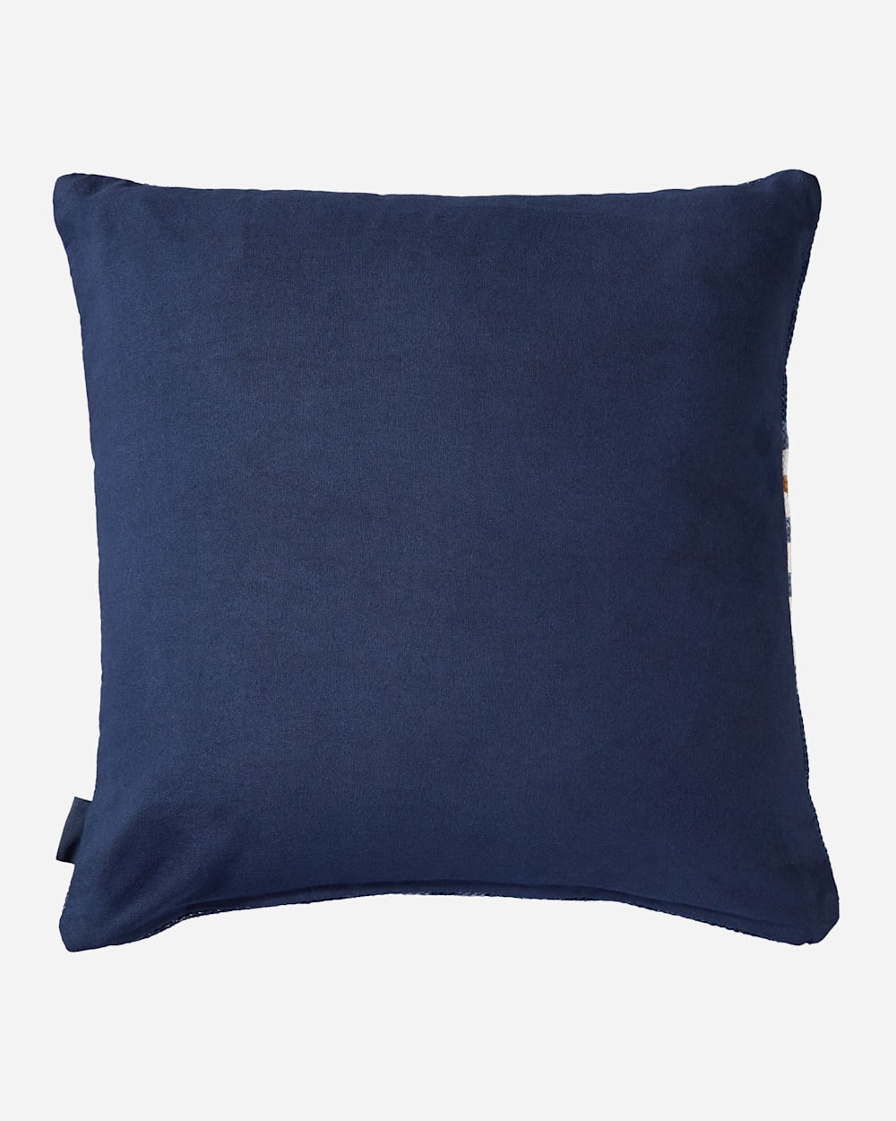 ALTERNATE VIEW OF CHIEF STAR PRINTED KILIM SQUARE PILLOW IN NAVY image number 2