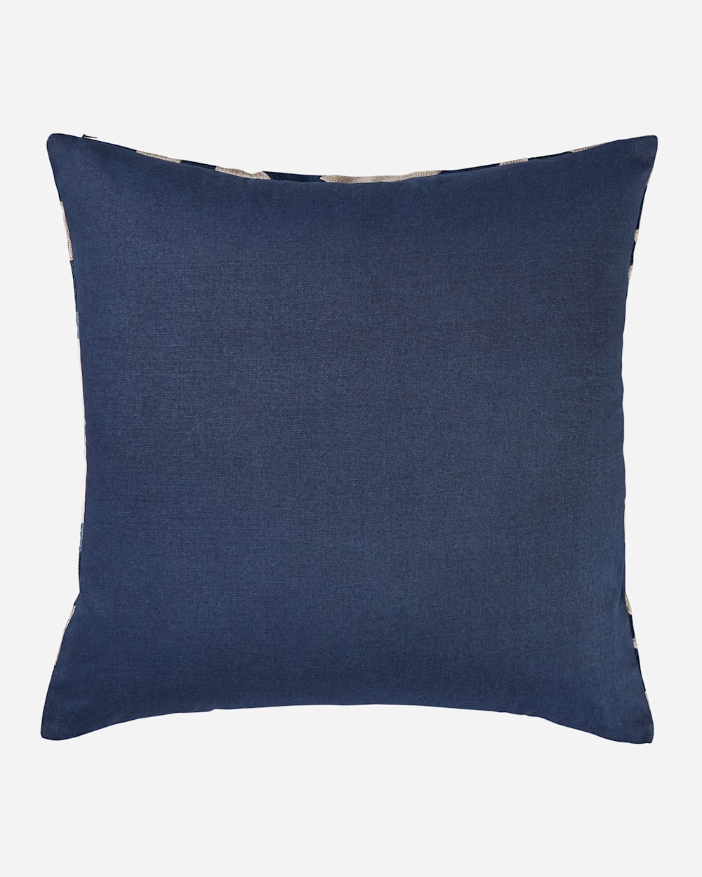ALTERNATE VIEW OF JOURNEY WEST CREWEL PILLOW IN VINTAGE INDIGO image number 2