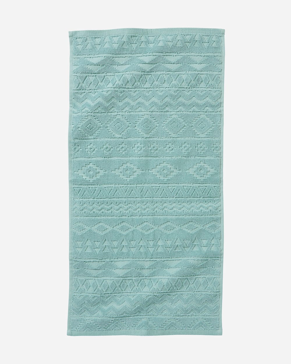 SANDIA STRIPE HAND TOWEL IN AQUA image number 1