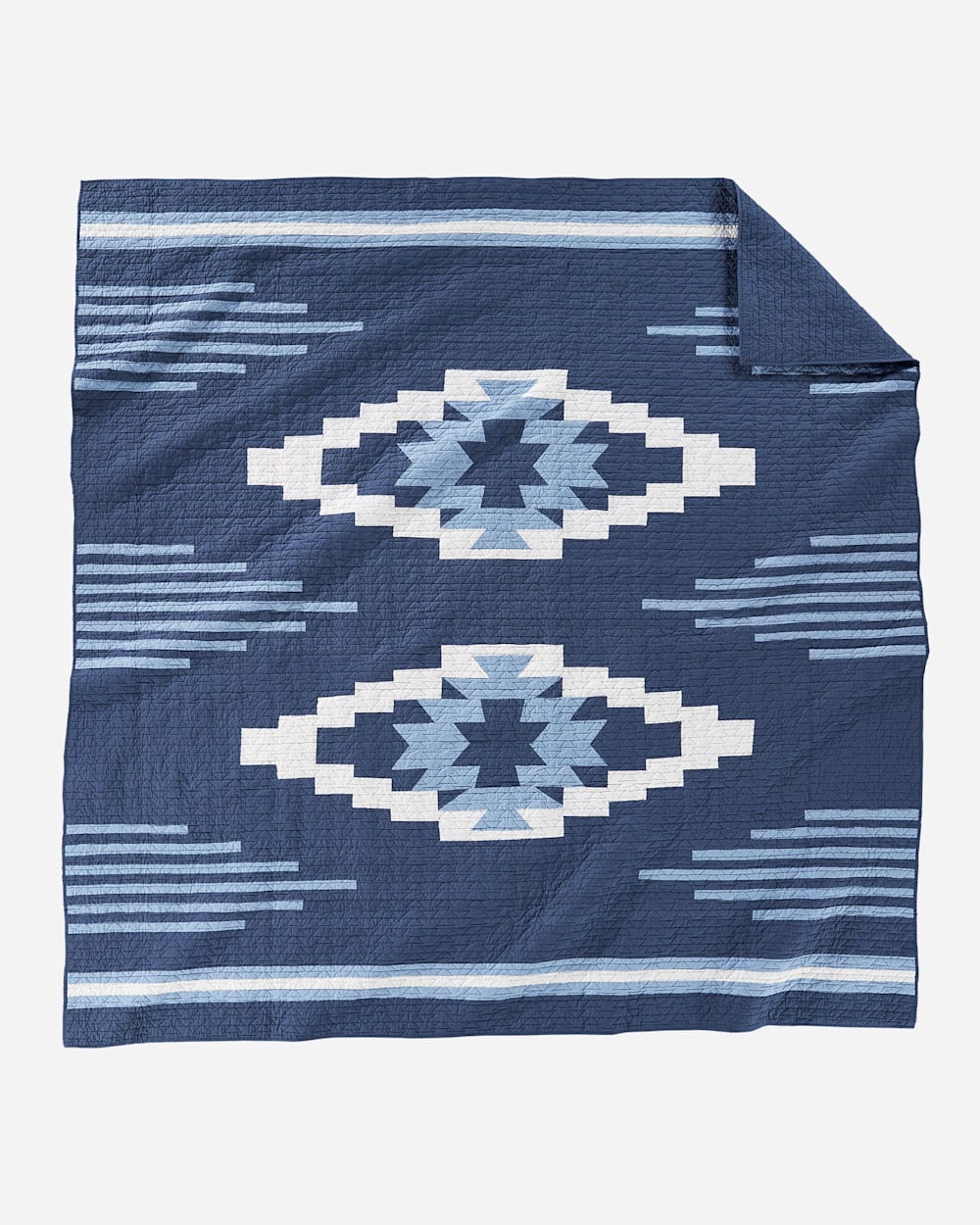 CREEKSIDE PIECED QUILT IN INDIGO image number 2