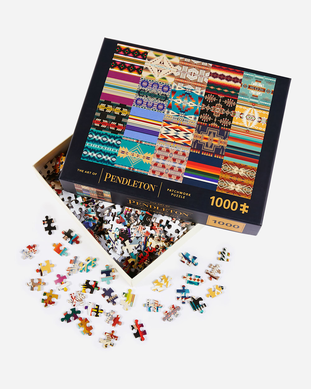 ALTERNATE VIEW OF ART OF PENDLETON PATCHWORK PUZZLE IN MULTI image number 2