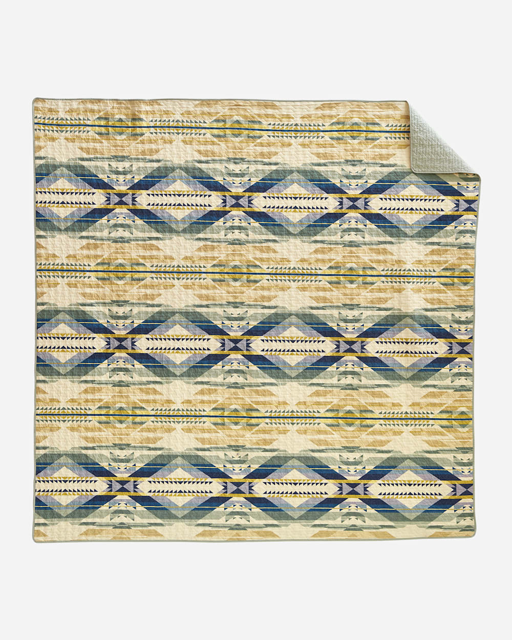 FOSSIL SPRINGS PRINTED COVERLET IN IVORY MULTI image number 1