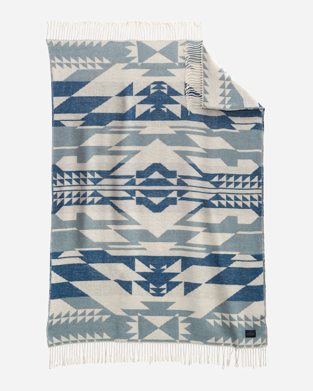 FOSSIL SPRINGS COTTON THROW IN BLUE image number 1