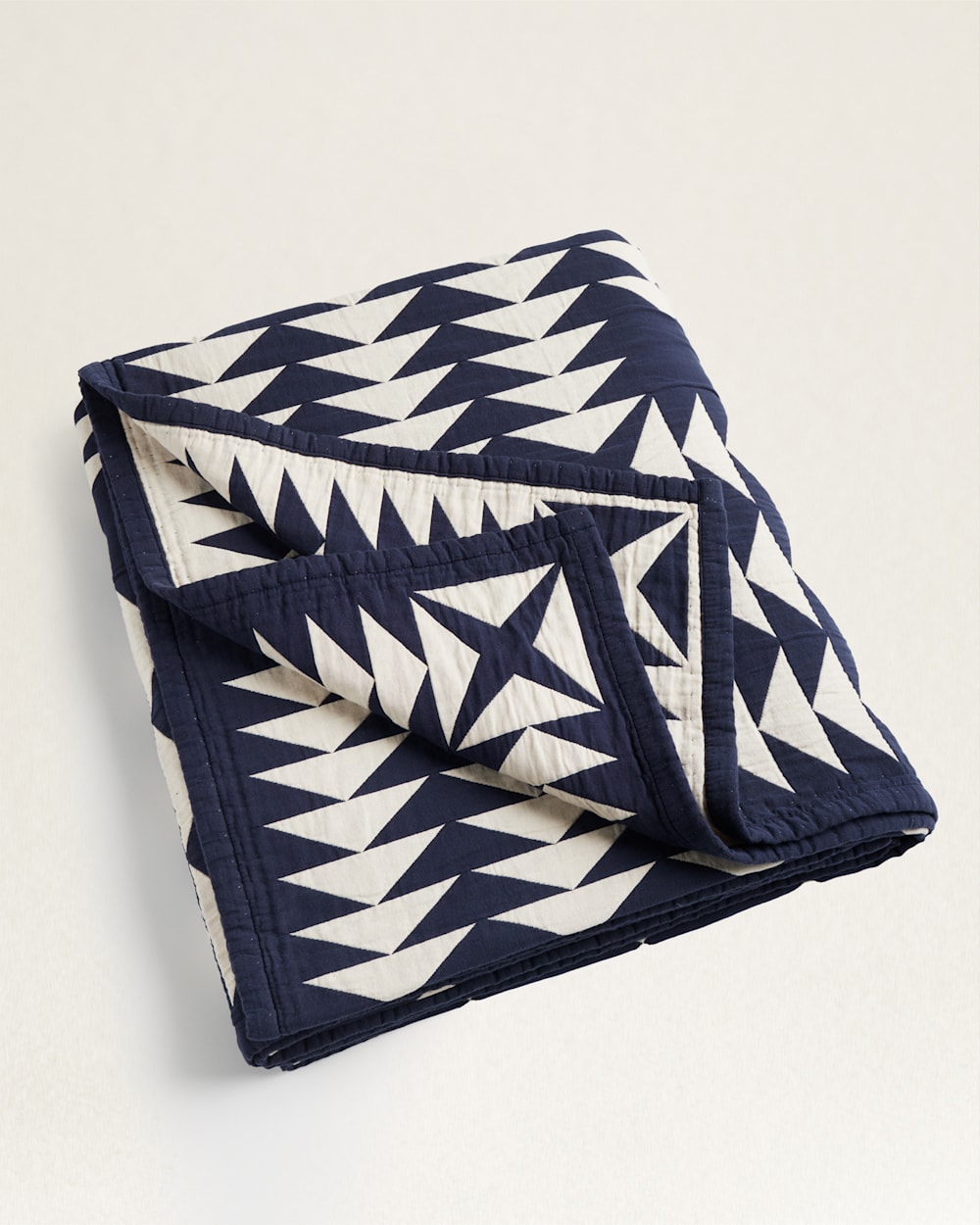 MIDNIGHT NOVA COTTON MATELASSE COVERLET IN MIDNIGHT NOVA image number 1