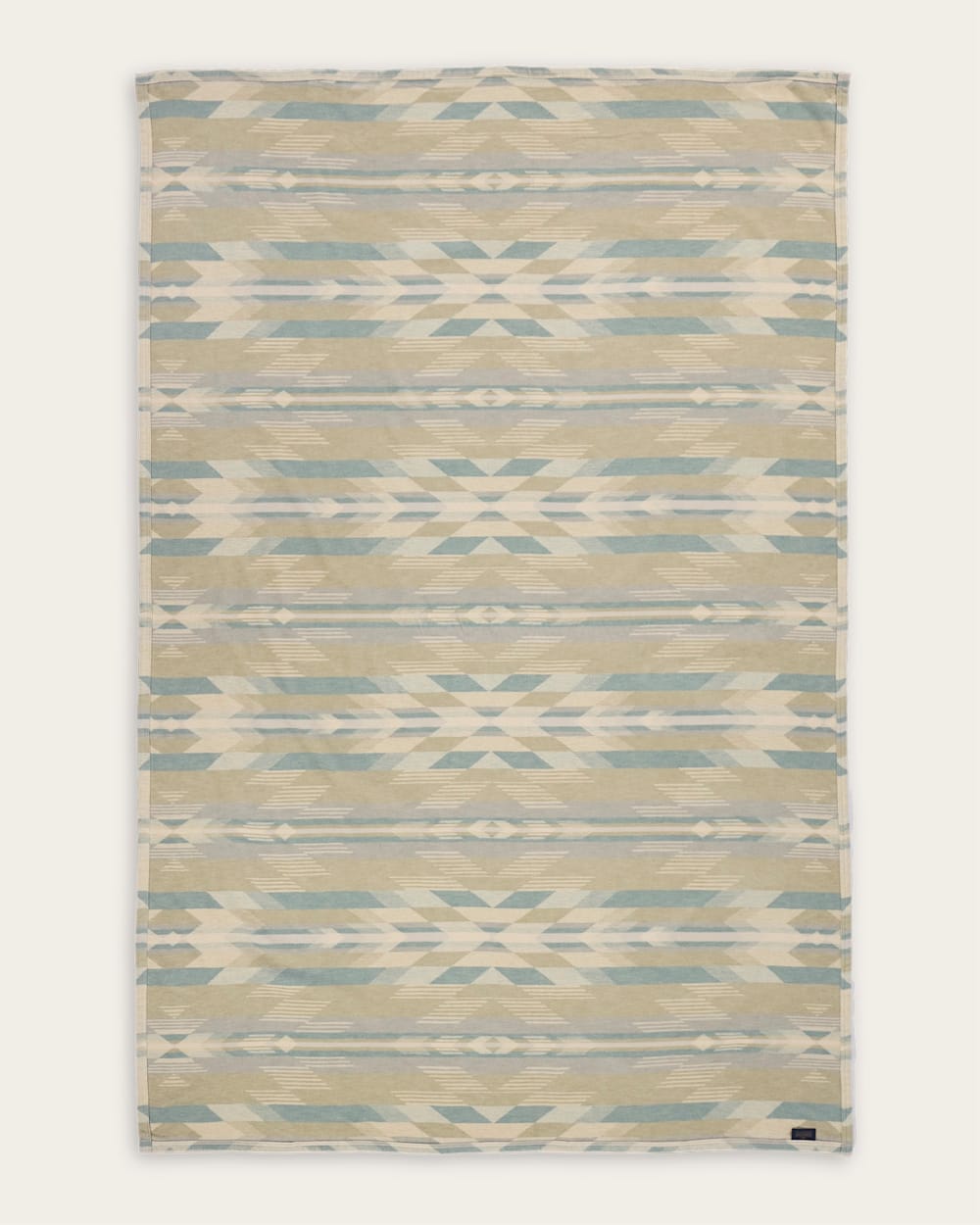 ALTERNATE VIEW OF WYETH FALLS ORGANIC COTTON BLANKET IN LINEN image number 2