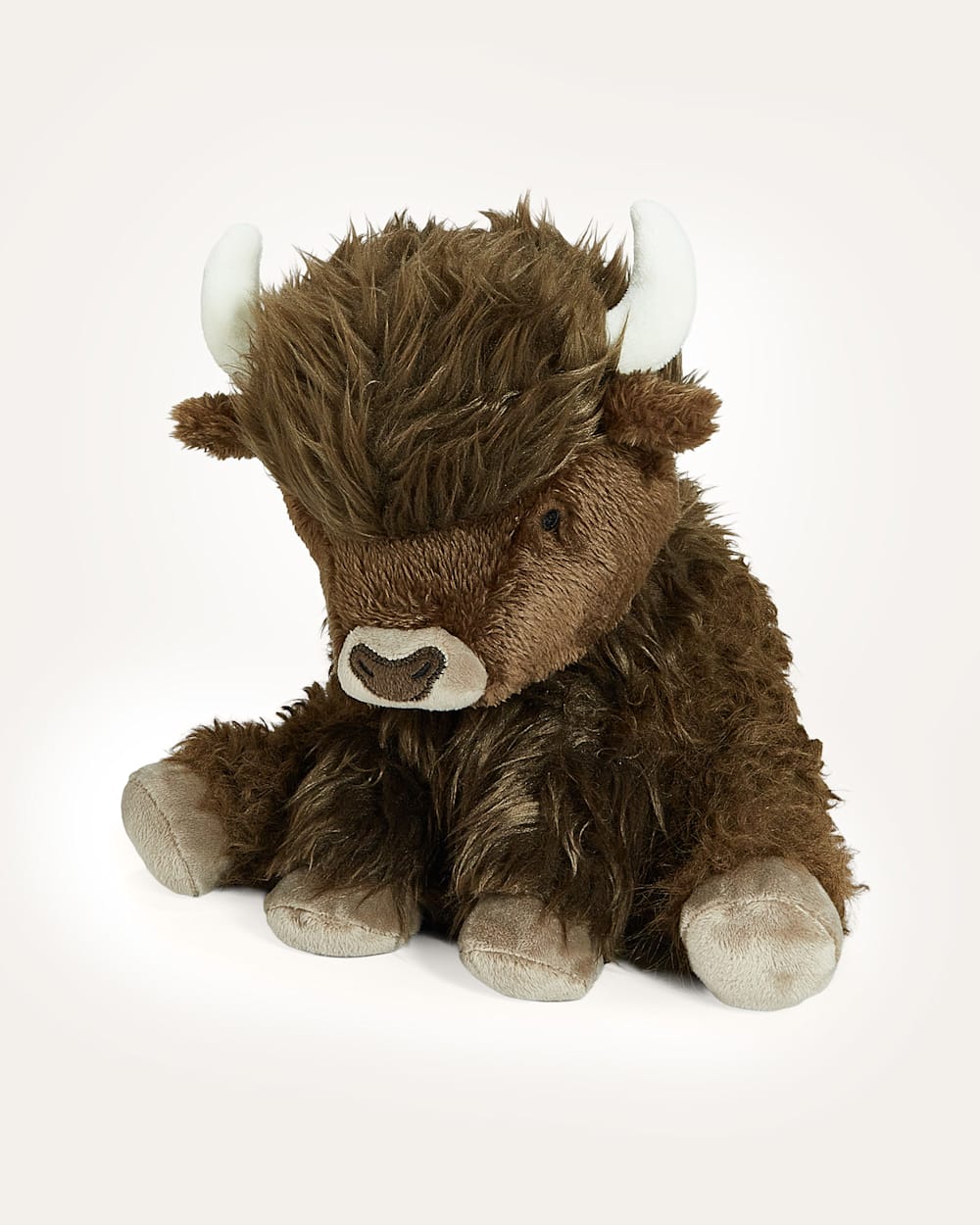 ALTERNATE VIEW OF BISON STUFFED ANIMAL IN BROWN image number 2
