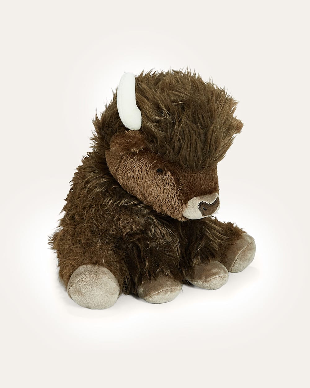 ALTERNATE VIEW OF BISON STUFFED ANIMAL IN BROWN image number 3