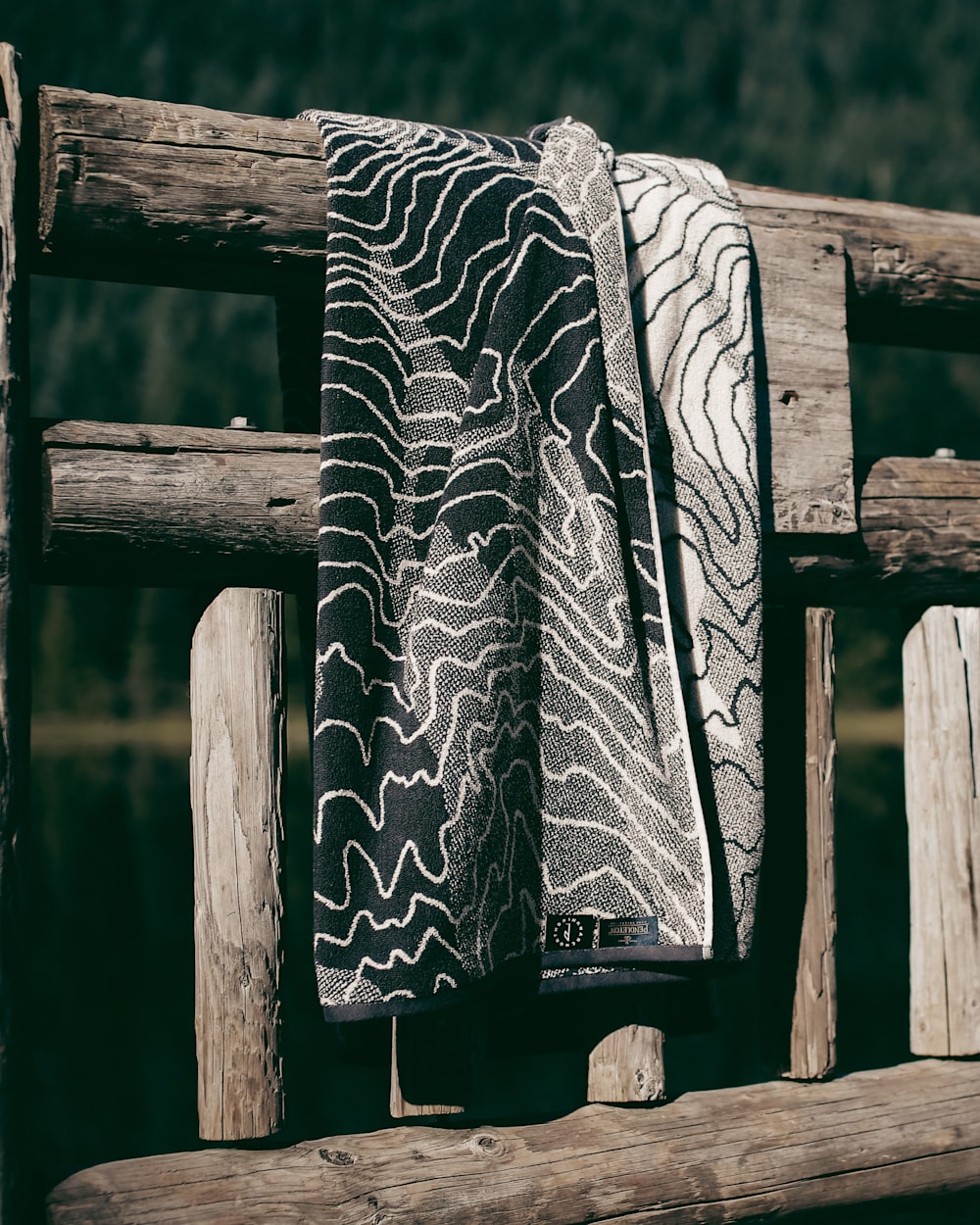 ALTERNATE VIEW OF NORTH DRINKWARE X PENDLETON MT. HOOD SPA TOWEL IN BASALT image number 5