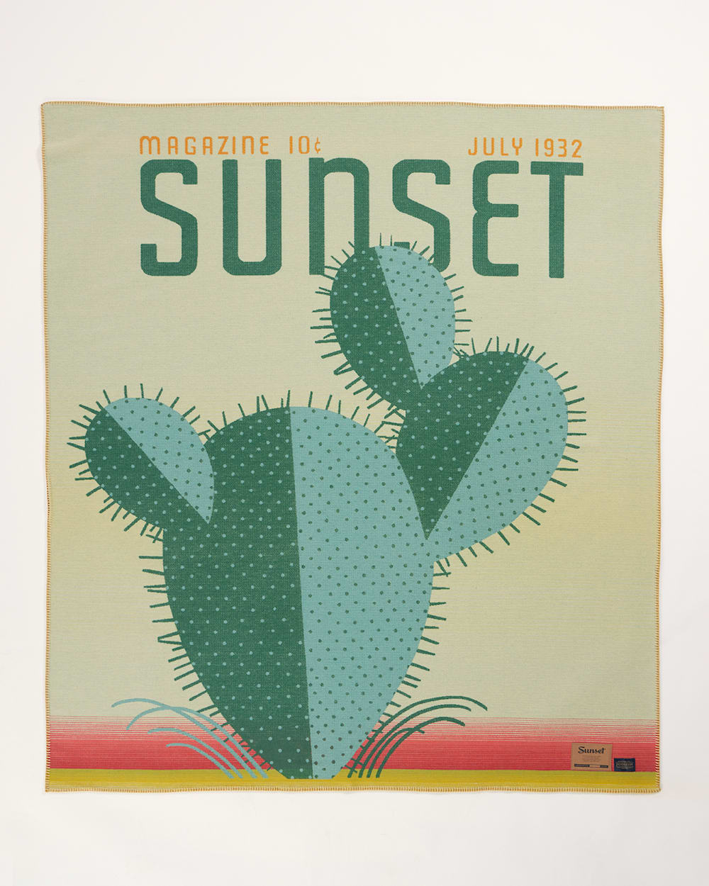 LIMITED EDITION 1932 SUNSET MAGAZINE BLANKET IN MULTI image number 1