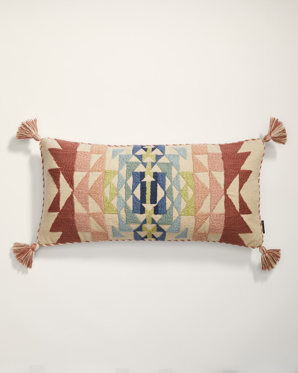 OPAL SPRINGS EMBROIDERED HUG PILLOW IN TAN MULTI image number 1