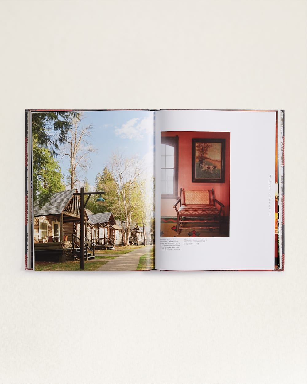 ALTERNATE VIEW OF LODGE BOOK IN RED/BLACK image number 2