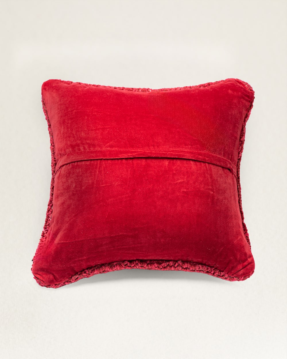 Red square pillow clearance