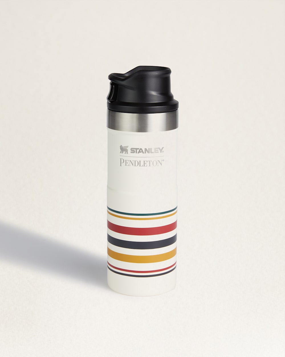 STANLEY TRIGGER-ACTION TRAVEL MUG IN WHITE image number 1