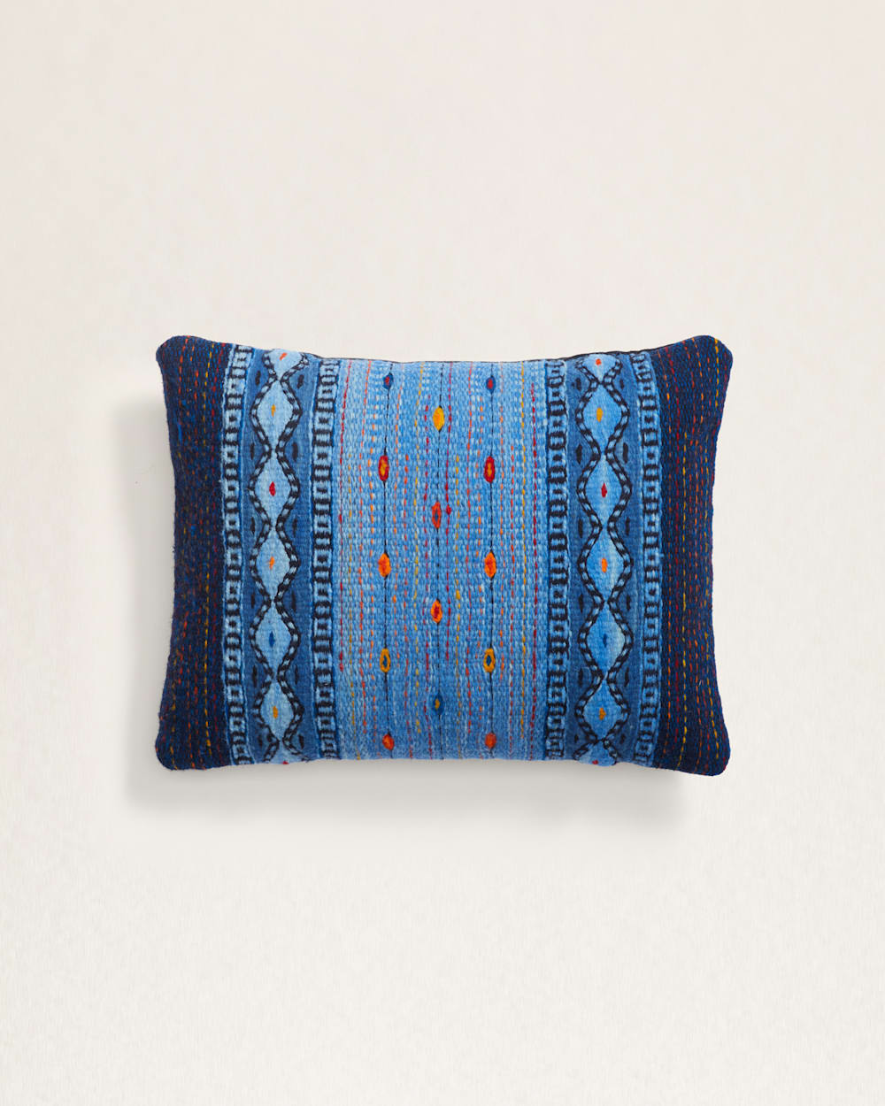 BLUE OCEAN LUMBAR PILLOW IN BLUE image number 1