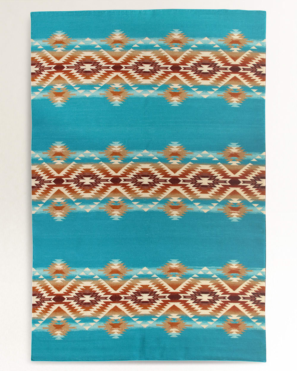 PAGOSA SPRINGS STRIPE RUG IN TURQUOISE MULTI image number 1