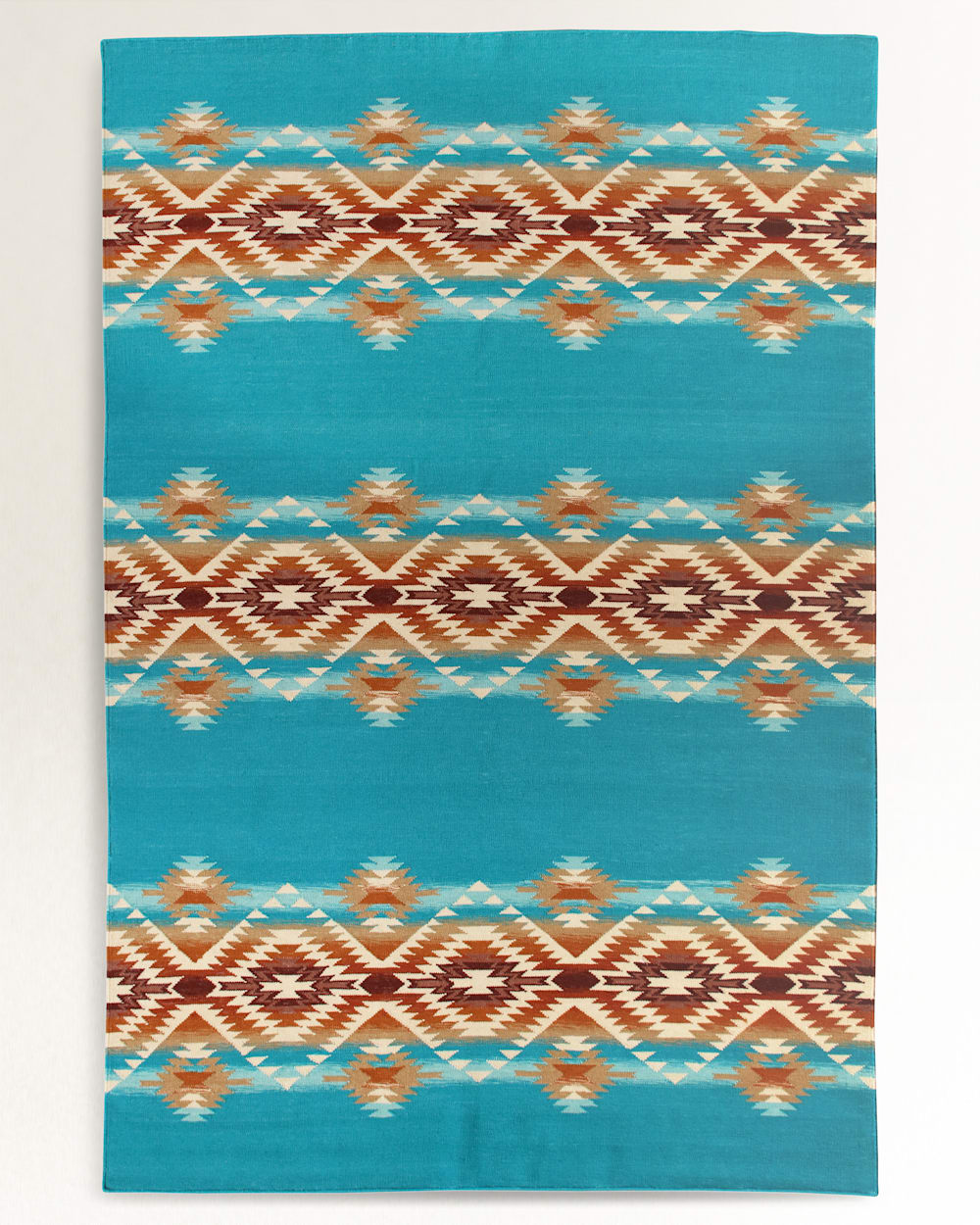 PAGOSA SPRINGS STRIPE RUG IN TURQUOISE MULTI image number 1