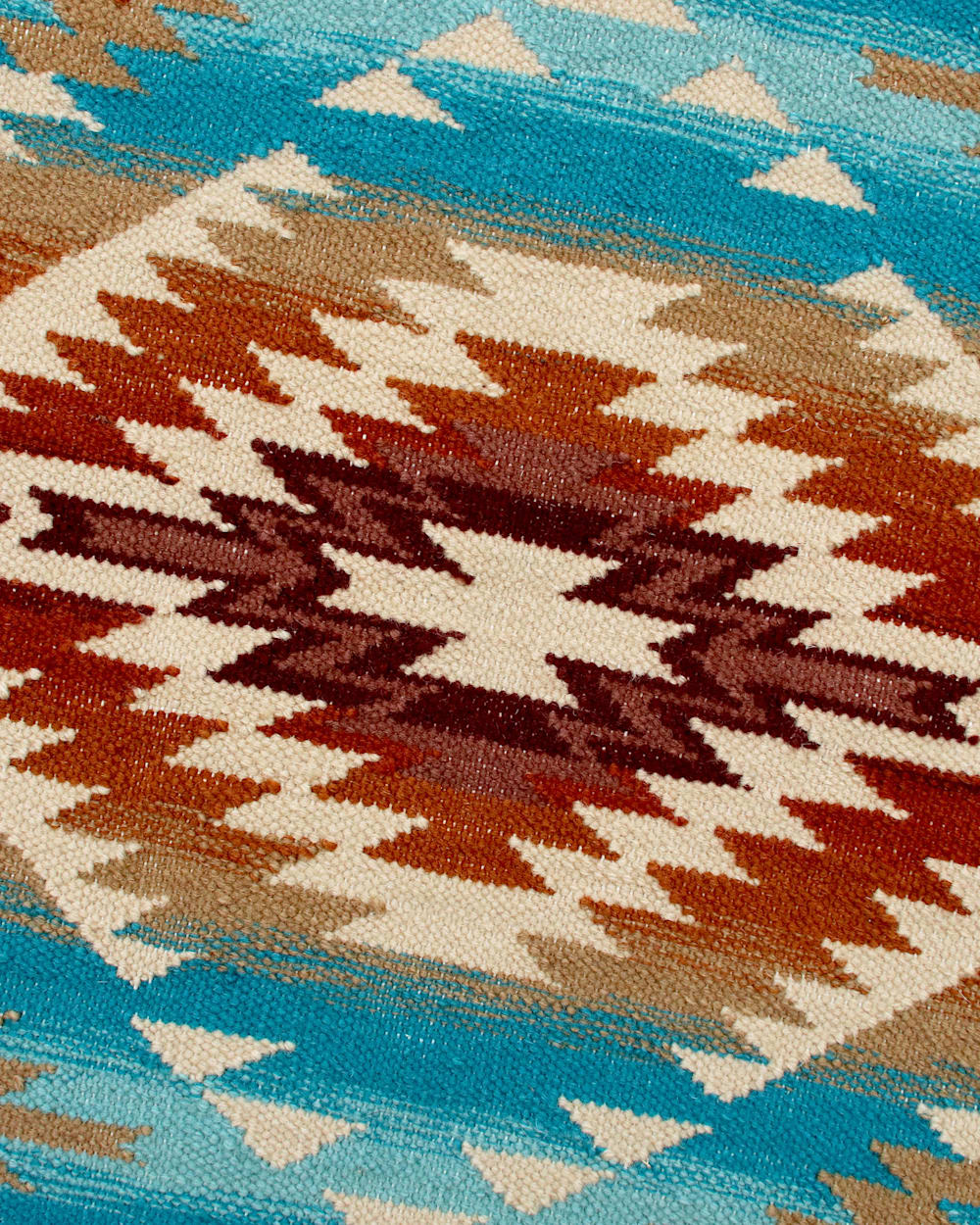 ALTERNATE VIEW OF PAGOSA SPRINGS STRIPE RUG IN TURQUOISE MULTI image number 2