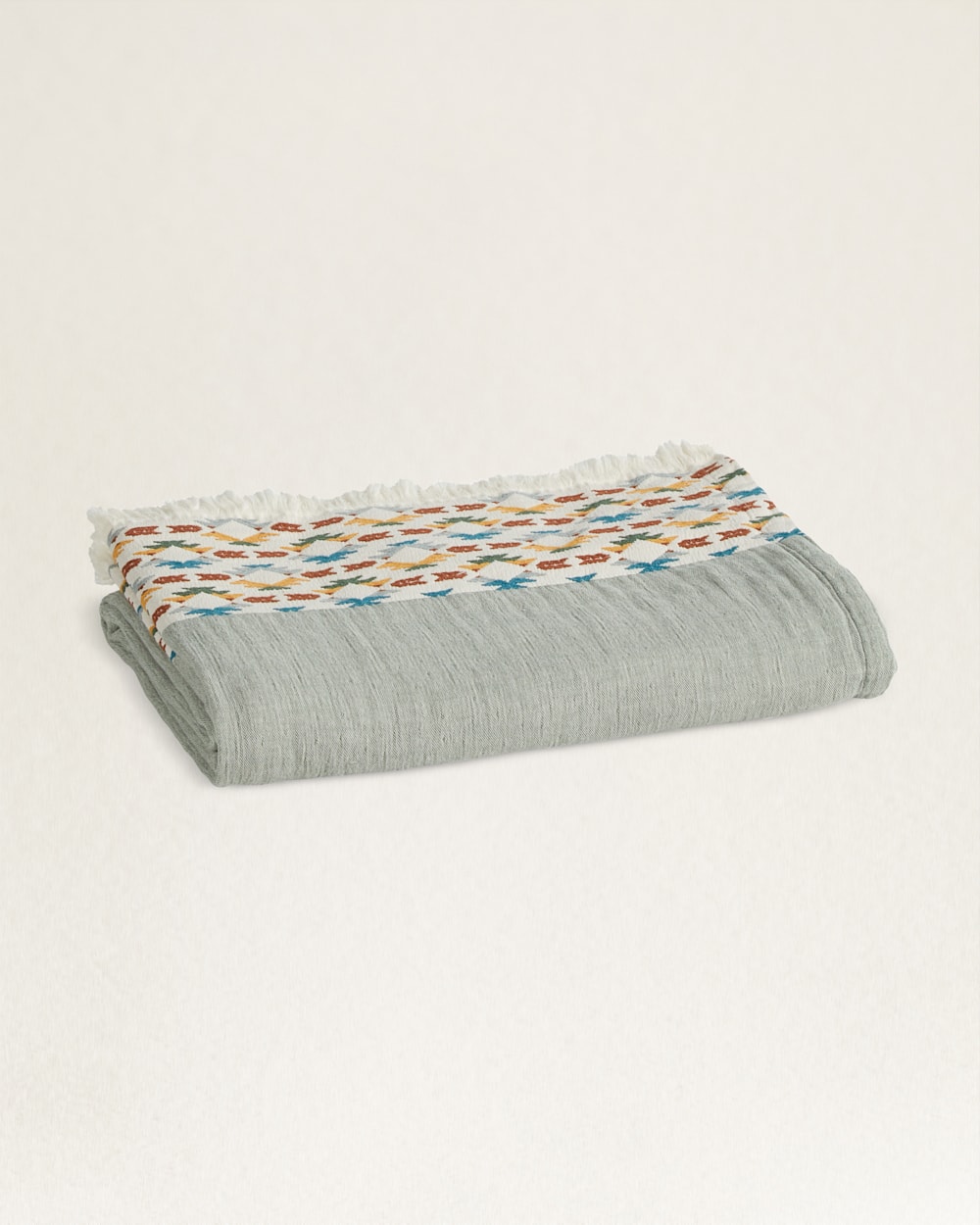Shop Organic Cotton Fringed Throw | Pendleton