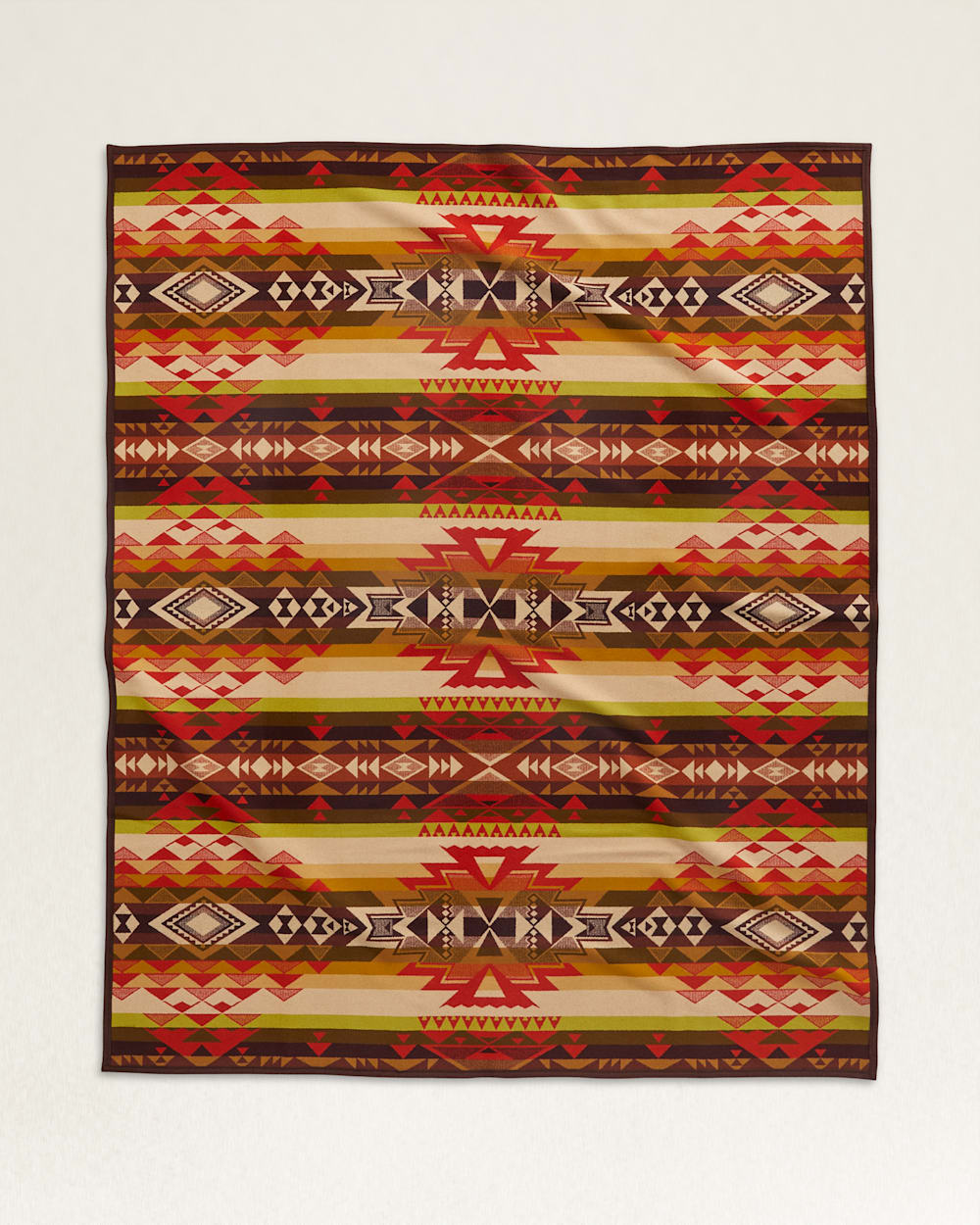 ALTERNATE VIEW OF LIMITED EDITION HIGHLAND PEAK BLANKET IN RED CHILI image number 2