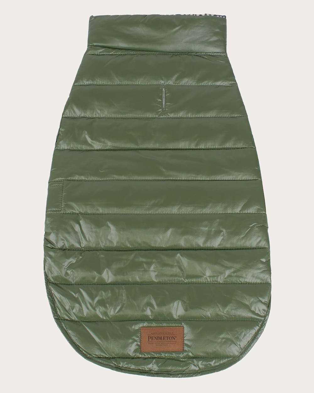CENTURY HARDING PET PUFFER COAT IN LODEN HARDING image number 1