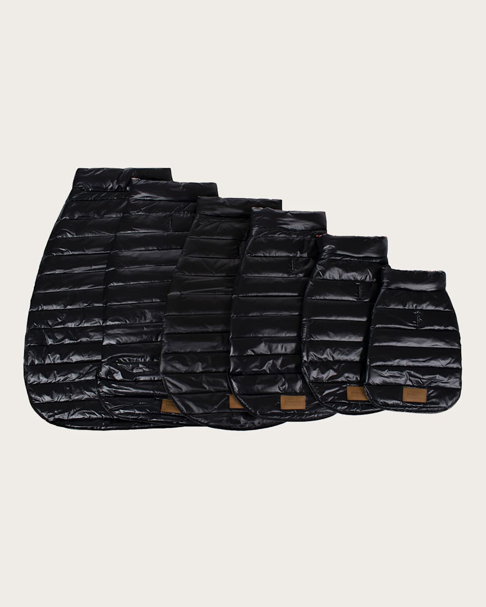 ALTERNATE VIEW OF CENTURY HARDING PET PUFFER COAT IN BLACK HARDING image number 3