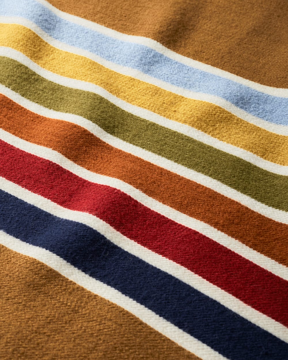 CLOSE UP VIEW OF JOSHUA TREE NATIONAL PARK THROW WITH CARRIER IN CAMEL image number 3