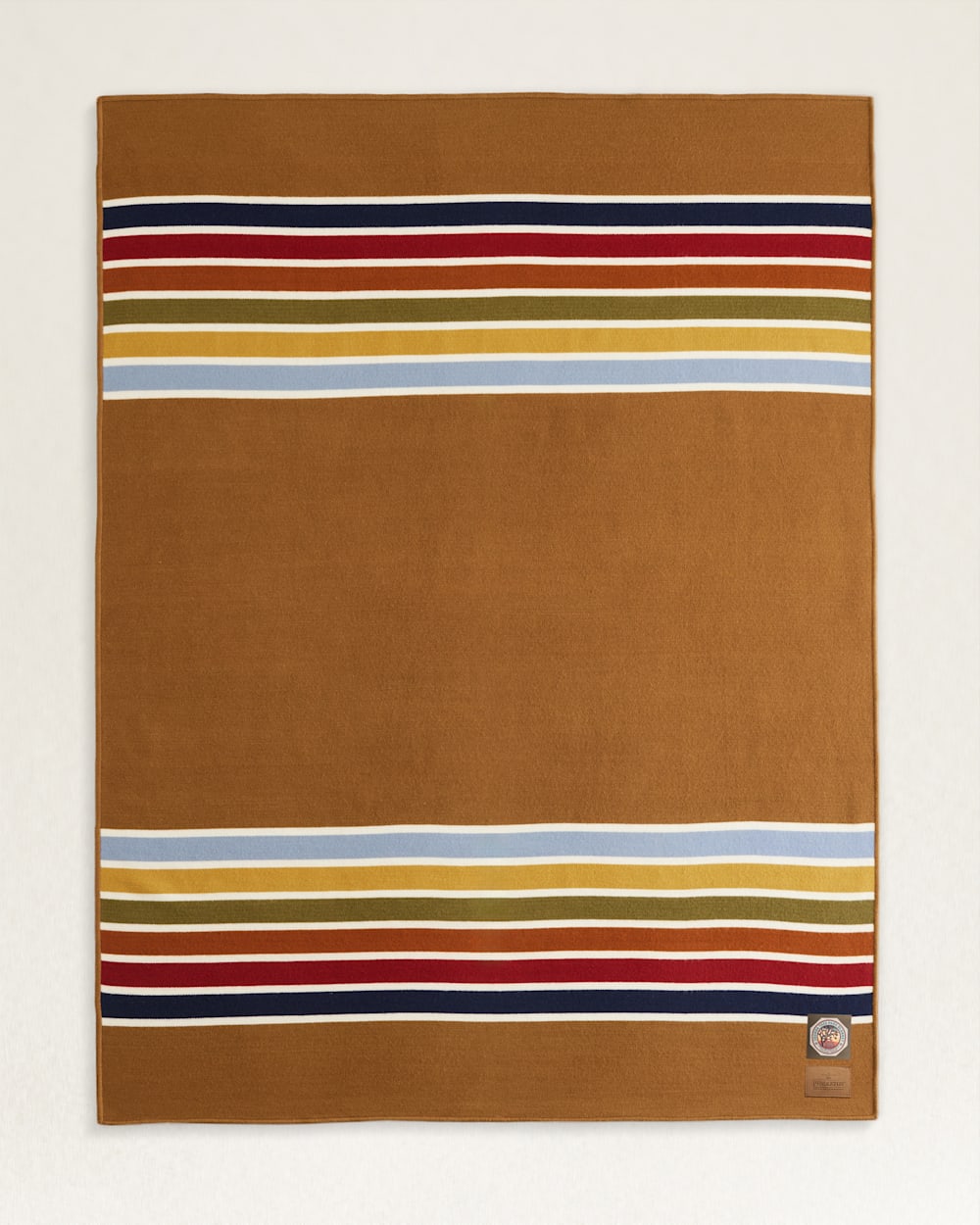 ALTERNATE VIEW OF JOSHUA TREE NATIONAL PARK THROW WITH CARRIER IN CAMEL image number 4