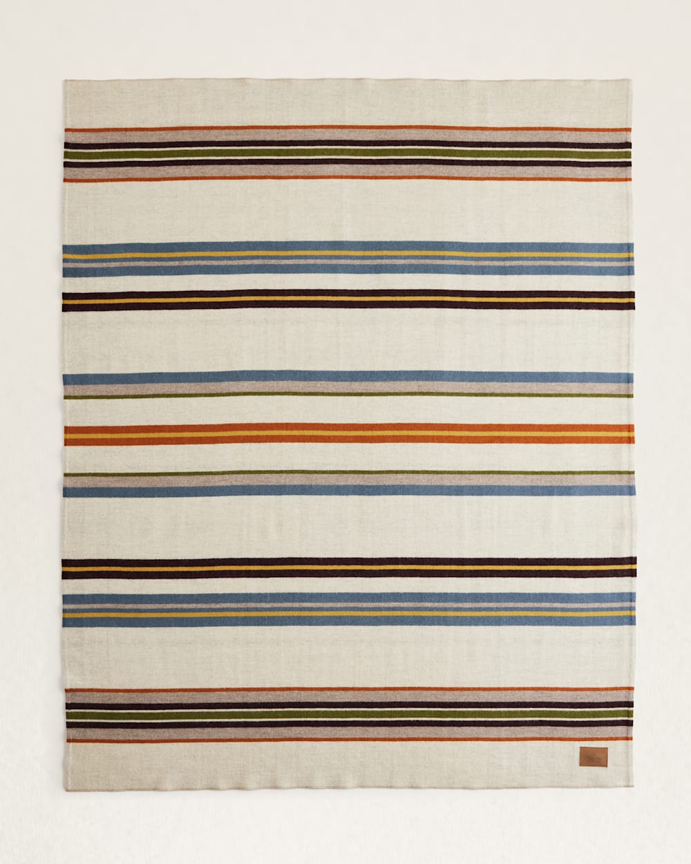 Stay Cozy & Shop Colorful Bridger Stripe Wool Throw | Pendleton