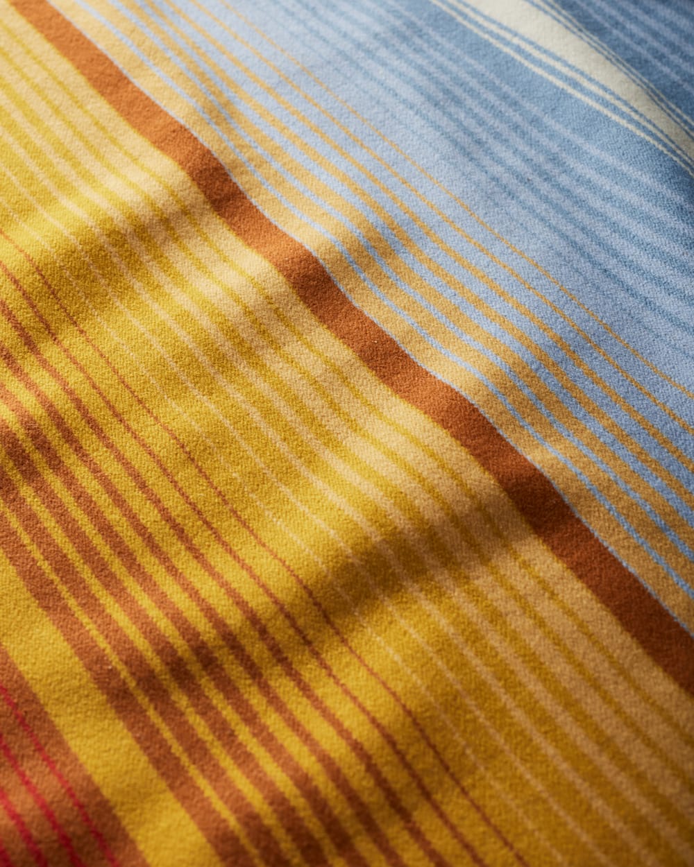 CLOSE UP VIEW OF PATTERN ON DRUM KEEPERS BLANKET IN SUSNET MULTI image number 5