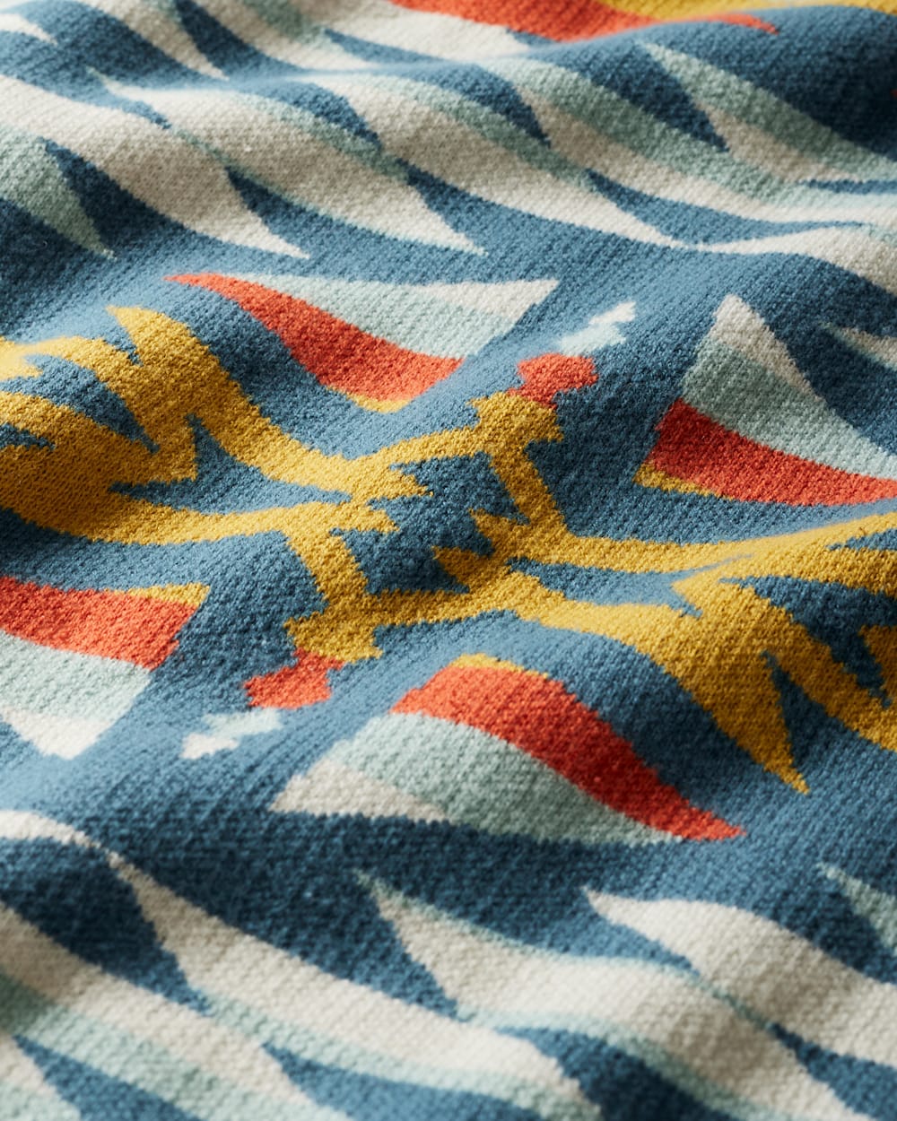 ALTERNATE VIEW OF SUMMERLAND SHERPA STROLLER BLANKET IN BLUE image number 5