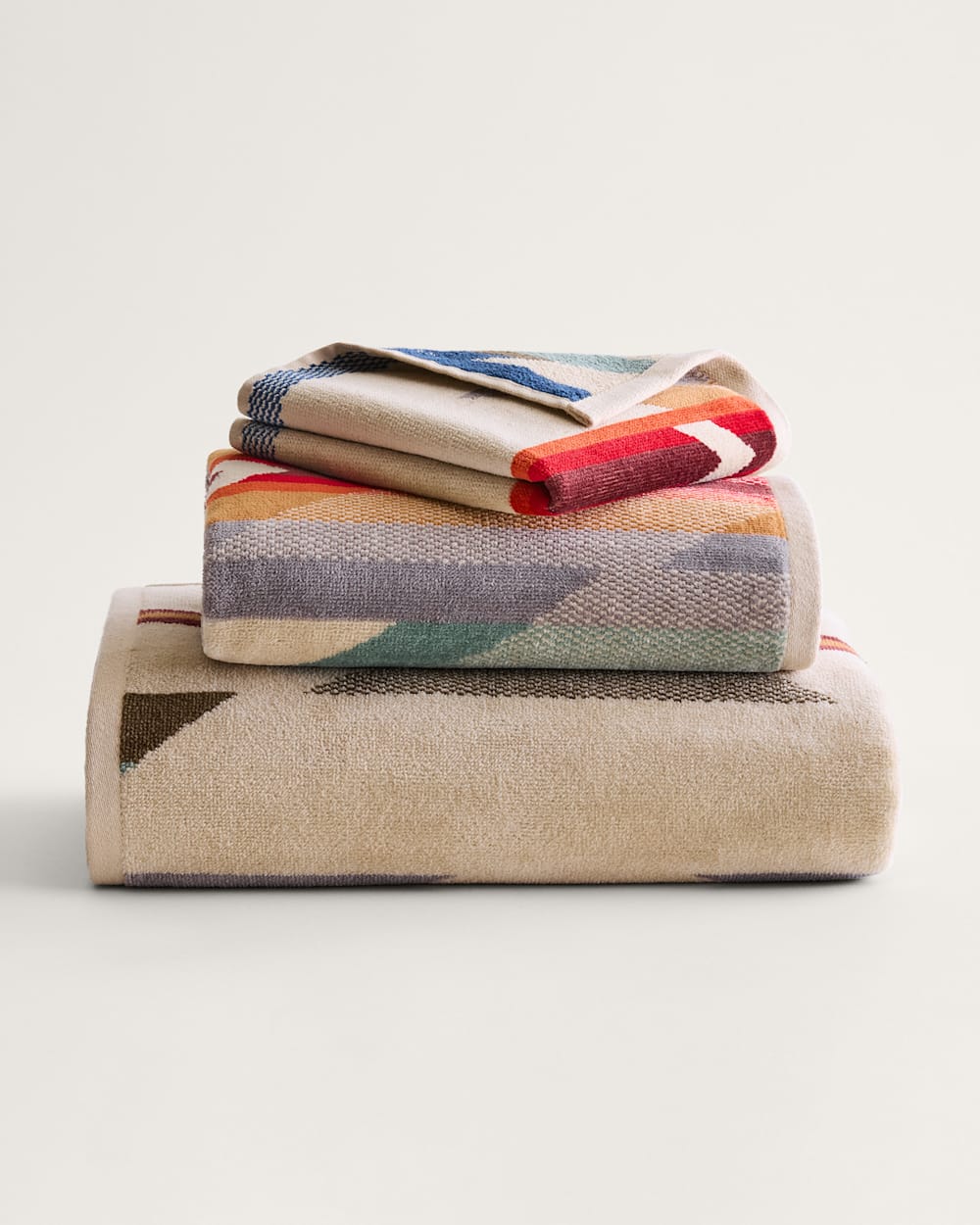 WYETH TRAIL TOWEL COLLECTION IN TAN MULTI image number 1