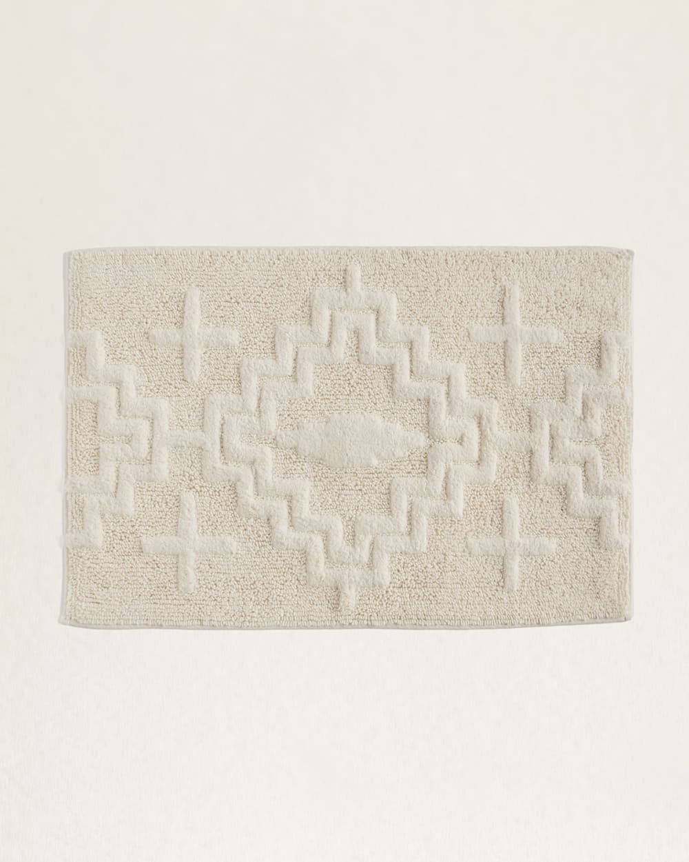 KIVA STEPS BATH RUG IN IVORY image number 1