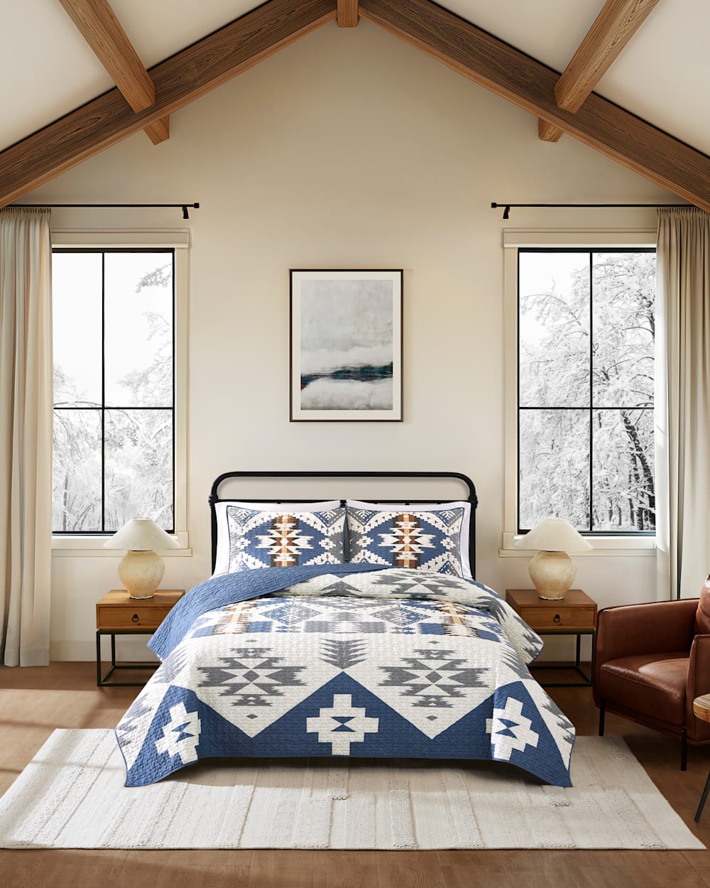 Shop Silver Bark Pieced Quilt Set Pendleton