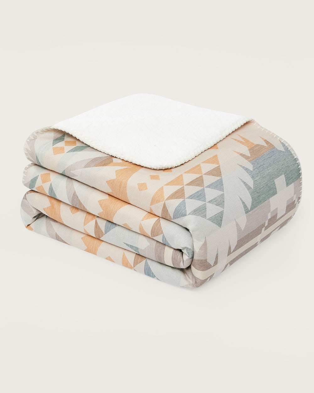 NEHALEM SHERPA THROW IN IVORY MULTI image number 1