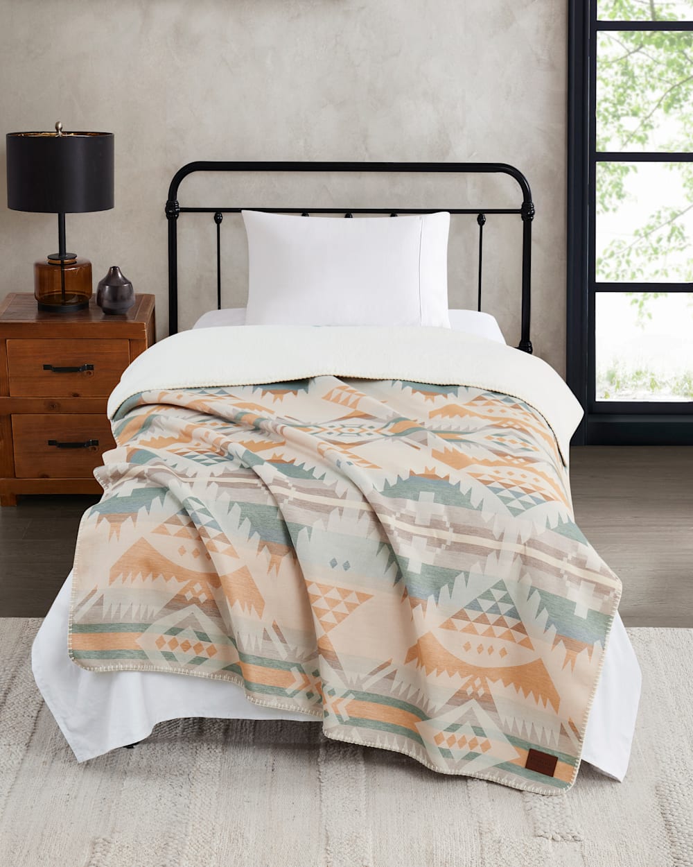 Shop Nehalem Sherpa Throw for Soft Cozy Warmth Pendleton