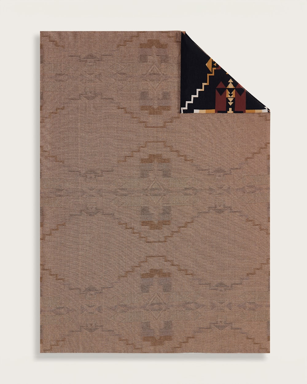 ALTERNATE VIEW OF FOUR CORNERS KNIT THROW IN BLACK MULTI image number 2