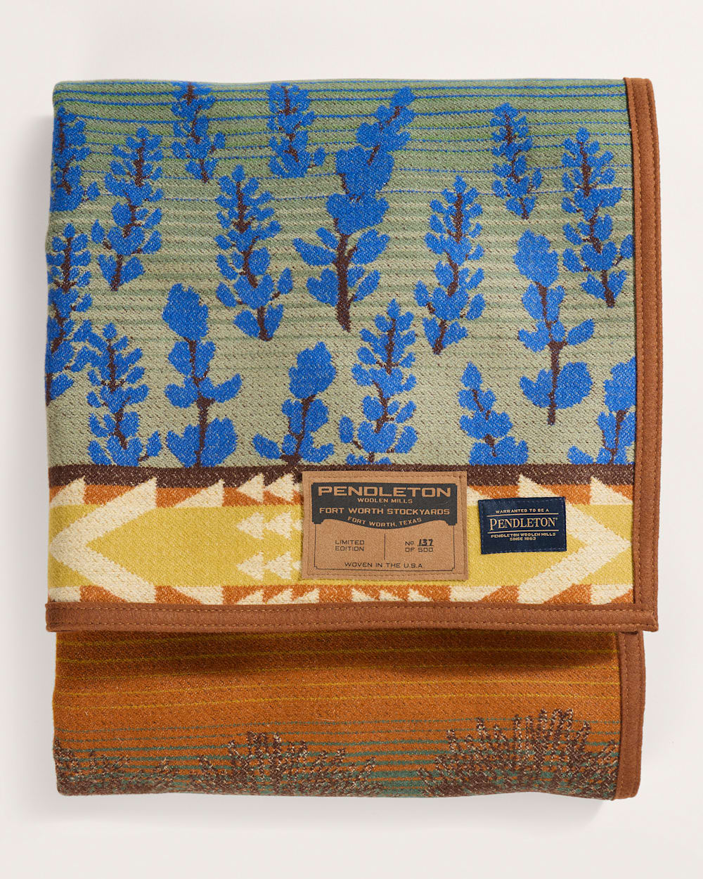 ALTERNATE VIEW OF LONGHORN BLUEBELLS THROW IN MULTI image number 4