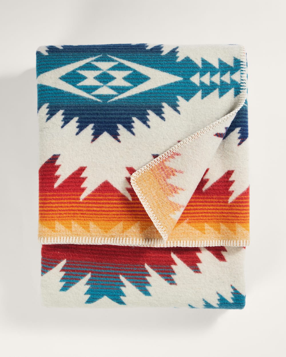 ALTERNATE VIEW OF SUNSET PASS BLANKET IN MULTI image number 4